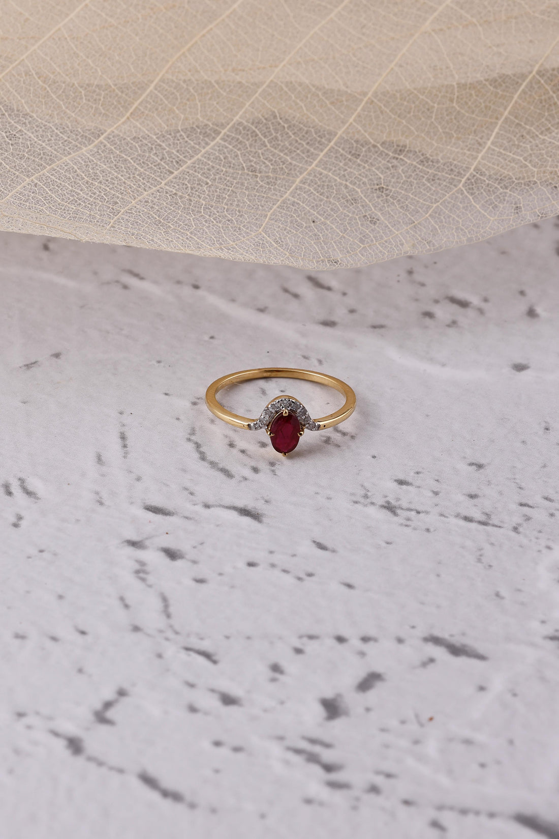 Diamond and 14K Gold Ruby Queen Ring Statement Rings for her Birthstone Ring Unique Luxury items